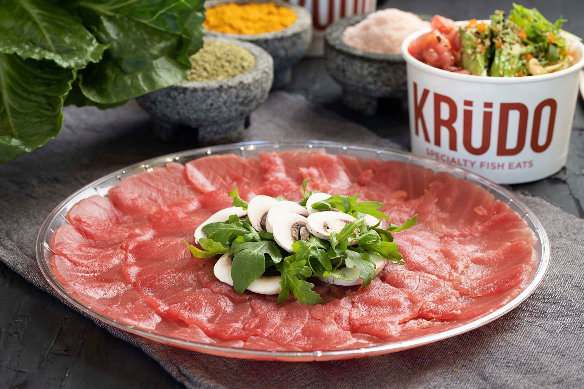 Tuna Carpaccio Platter - Passover