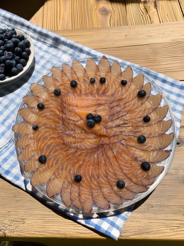 Blueberry Gravlax Platter