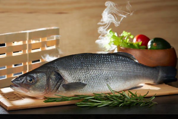 Branzino on a Grilling Plank