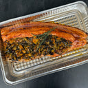 Cooked Dates & Leek Stuffed Salmon Whole Side