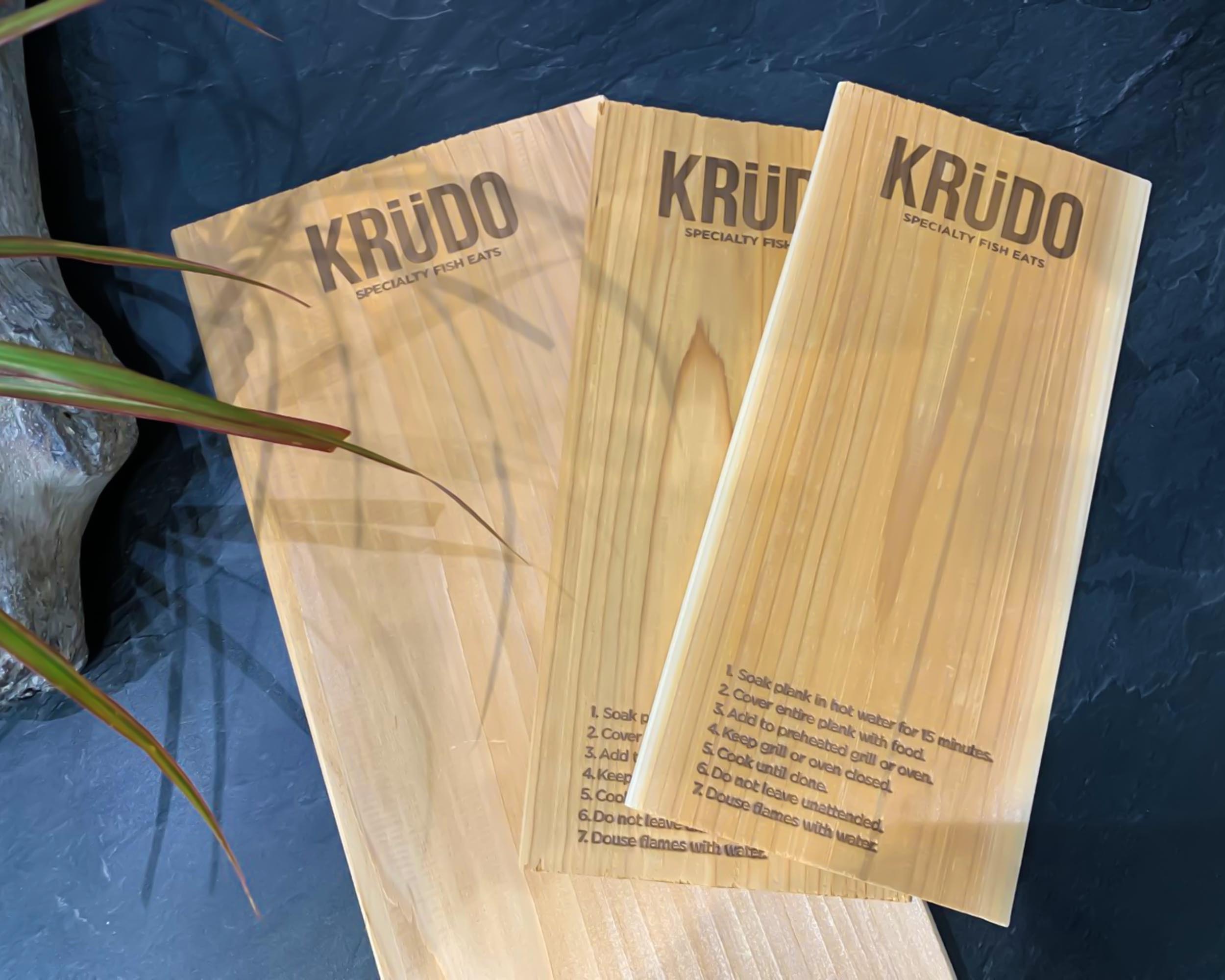 Cedar Wood Grilling Planks Krudo Fish Market
