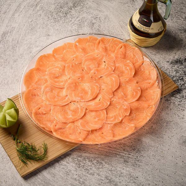 Salmon Carpaccio Platter