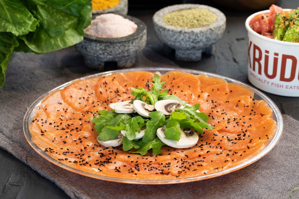 Salmon Carpaccio Platter
