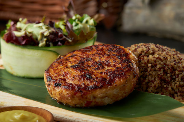 Corvina Burger Platter