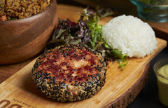 Tuna Burger Platter