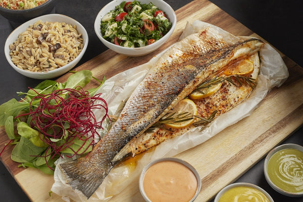 Butterfly Branzino Platter