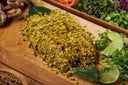 Raw Pistachio Crusted Branzino