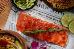 Raw Smokey Salmon