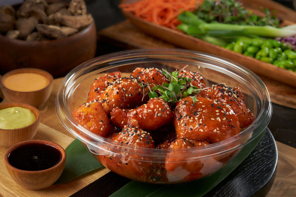 Sweet Chili Salmon Cubes