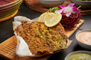 Pistachio Crusted Branzino Platter