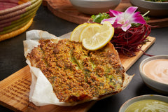 Pistachio Crusted Branzino Platter