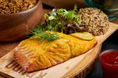 Mustard and Dill Salmon Platter